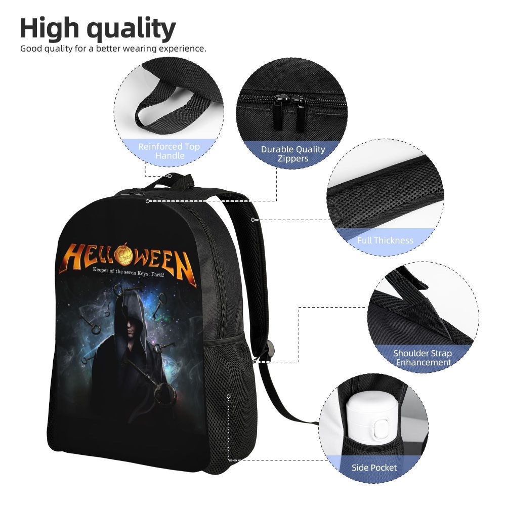 Mochilas, Heavy Metal, Rock, Faculdade, Escola, Sacos