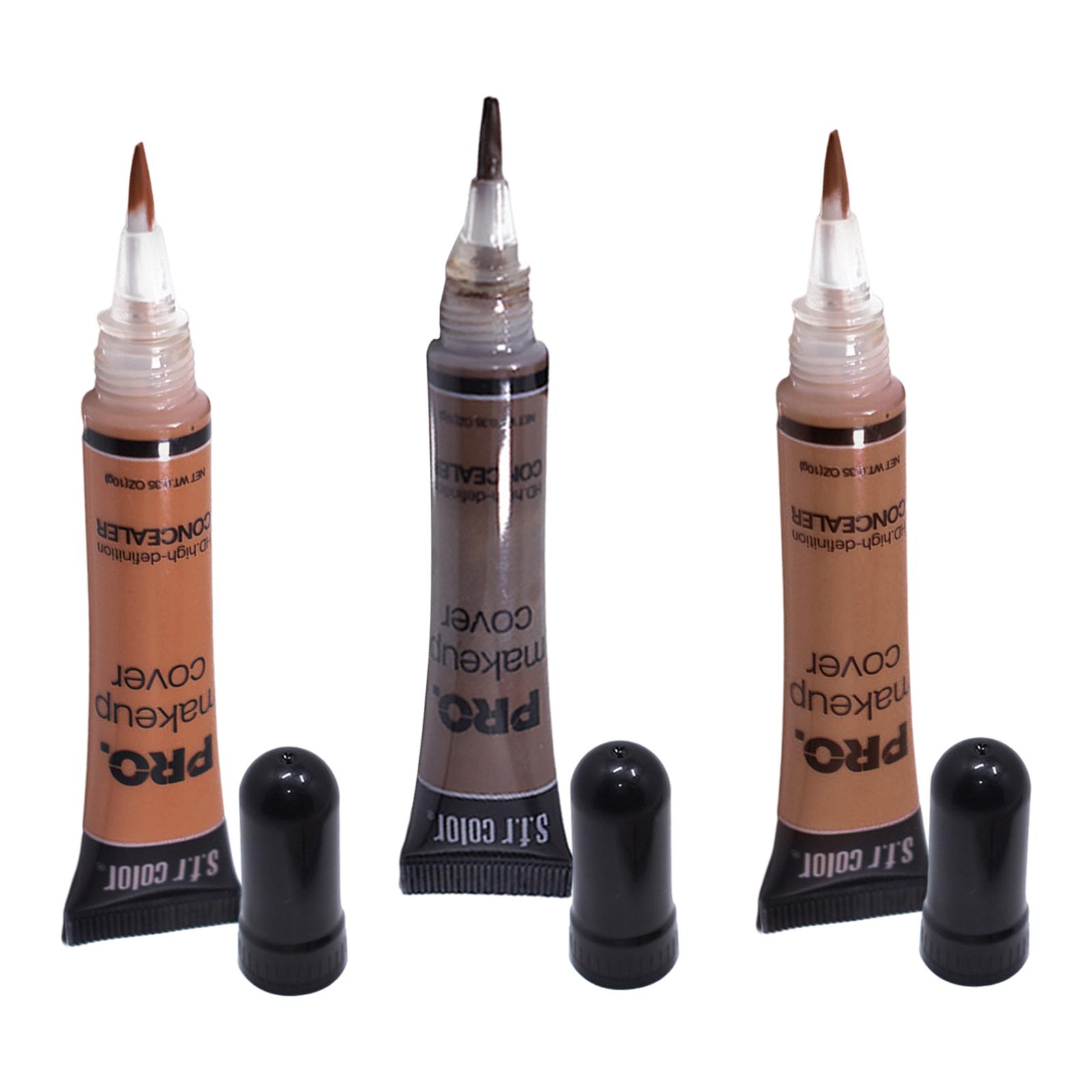 Concealer 0.35oz Facial Makeup Cosmetics Contour for Temporarily Disguise Tattoo Covering Dark Circles Acne Spots Veins Scars