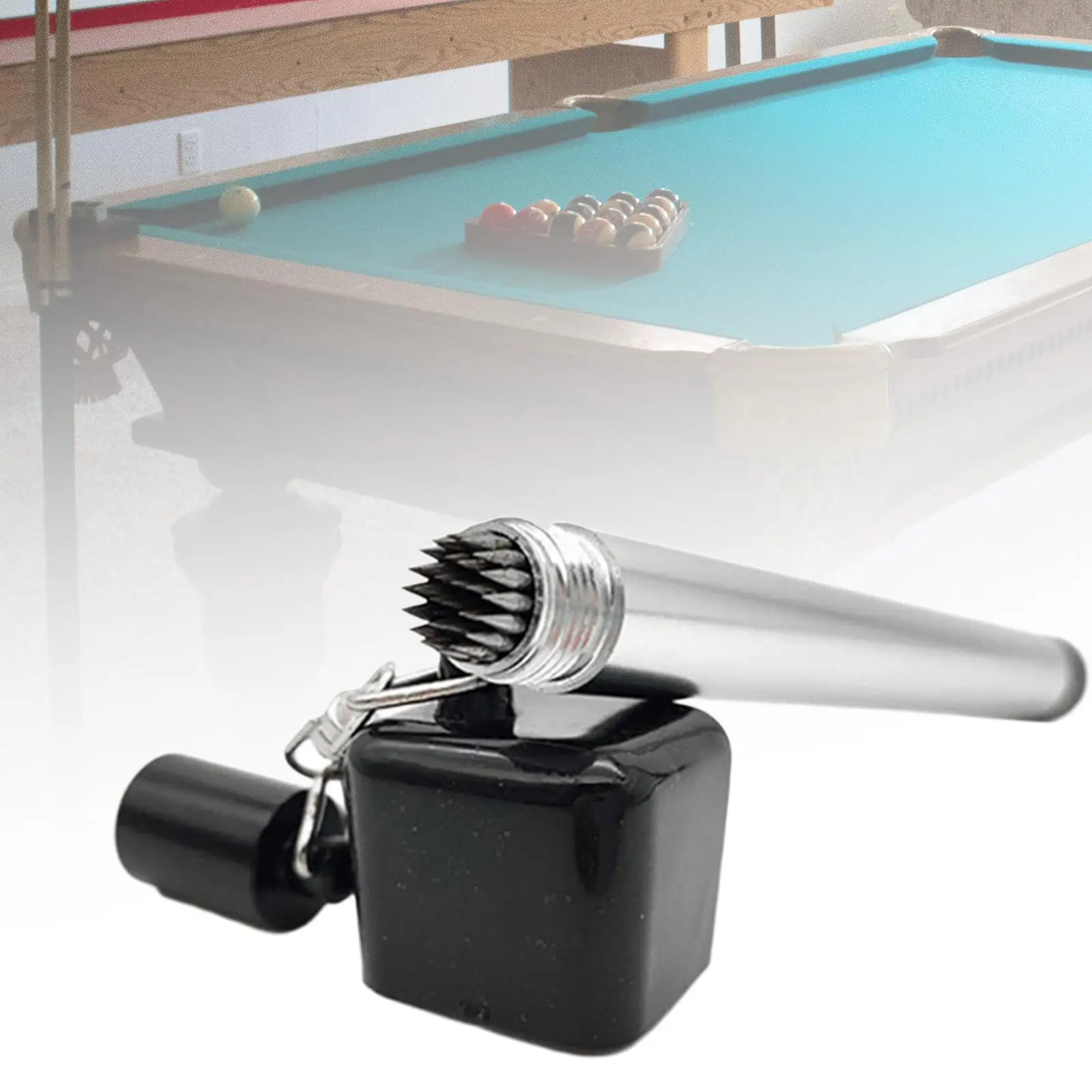 Pool Cue Chalk Holder Pool Cue Tip Pricker for Billiards Players Snooker