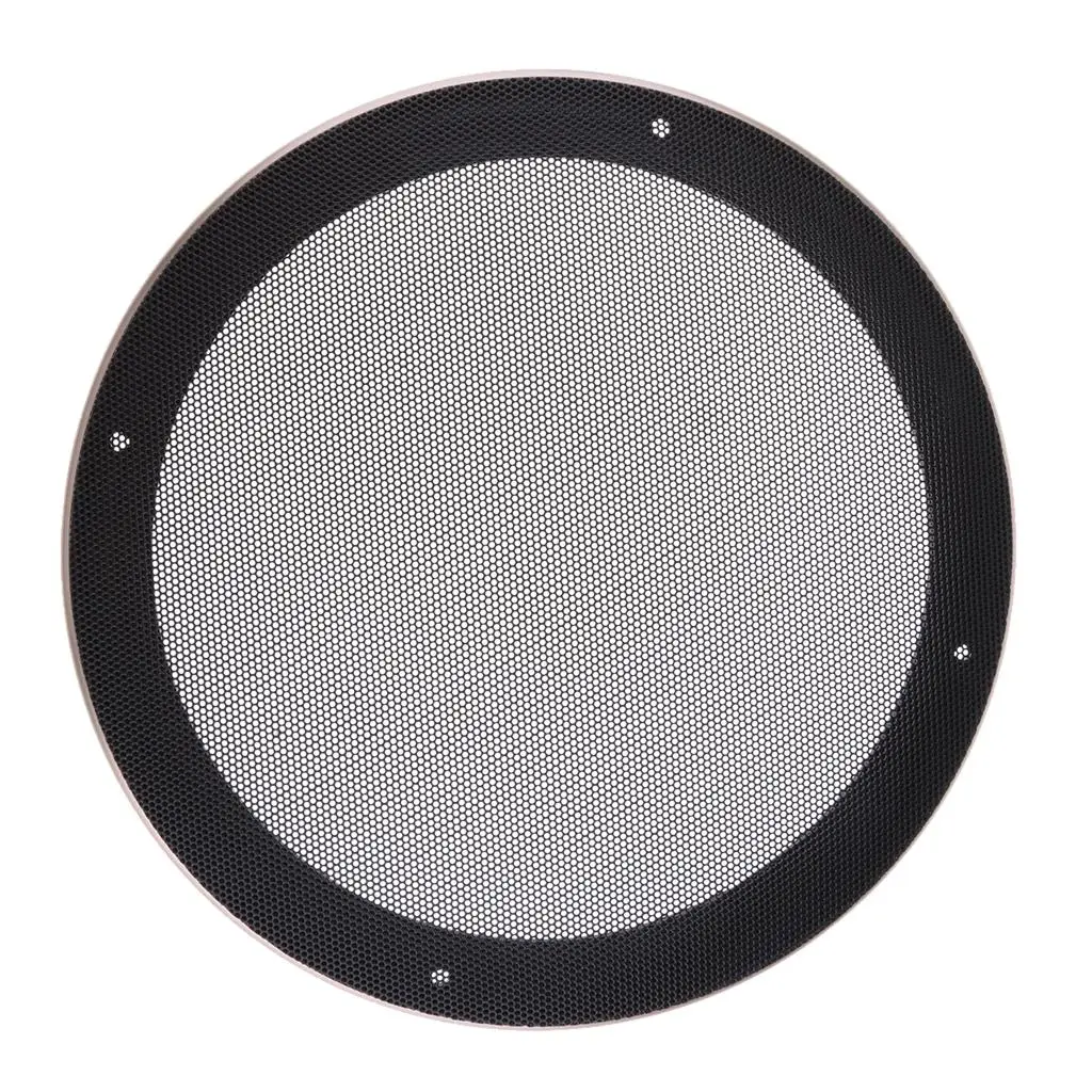 8 Inch Speaker Grills Cover Case with 4 pcs Screws for Speaker Mounting Home Audio DIY -228mm Outer Diameter Champagne