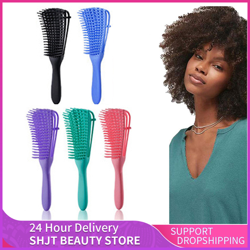 Best of Hair Comb Detangling Brush Scalp Massage Hair Brush Detangler Brush For Curly Hair Thick Hair Octopus Hairbrush Women Men Salon Reviews & Tips