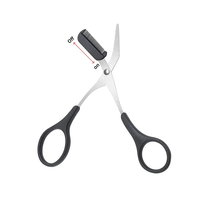 Stainless Steel Crane Scissors Eyebrow Trimming Scissors