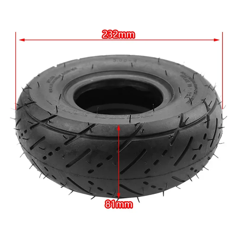 Verschleißfester Gummireifen 260x85 Innenrohr 3.00-4 260*85 für Elektro-Kind-Gasroller, Rollstuhl, ATV, Go-Kart, Rasierer, E300-Reifen – Detail 17