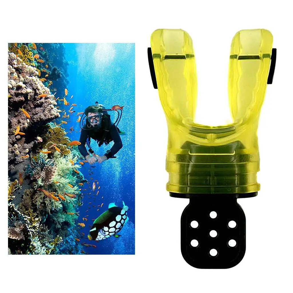 Comfort Silicone Scuba Diving Snorkeling Moldable Bite Mouthpiece Adjuster Accessories,  Jaw Fatigue And Increase Comfort