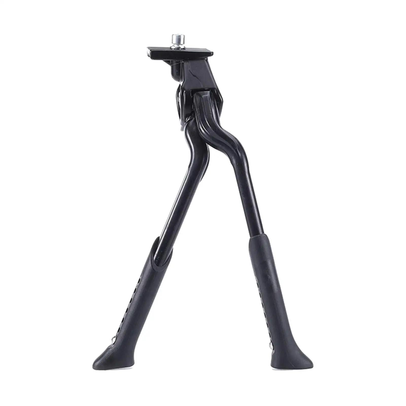 Double Leg Bike Kickstand Dual Leg Bicycle Stand Aluminum Alloy Non Slip Footrest Bicycle Cycling Parking Side Stand