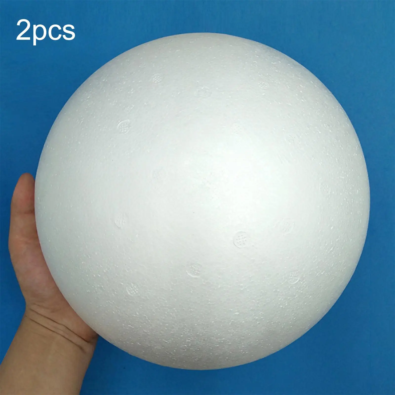 2Pcs Foam Ball Half Round School Supplies Kids Gifts Mini Toys for DIY Crafts Modeling Science Projects Decor Thanksgiving Party