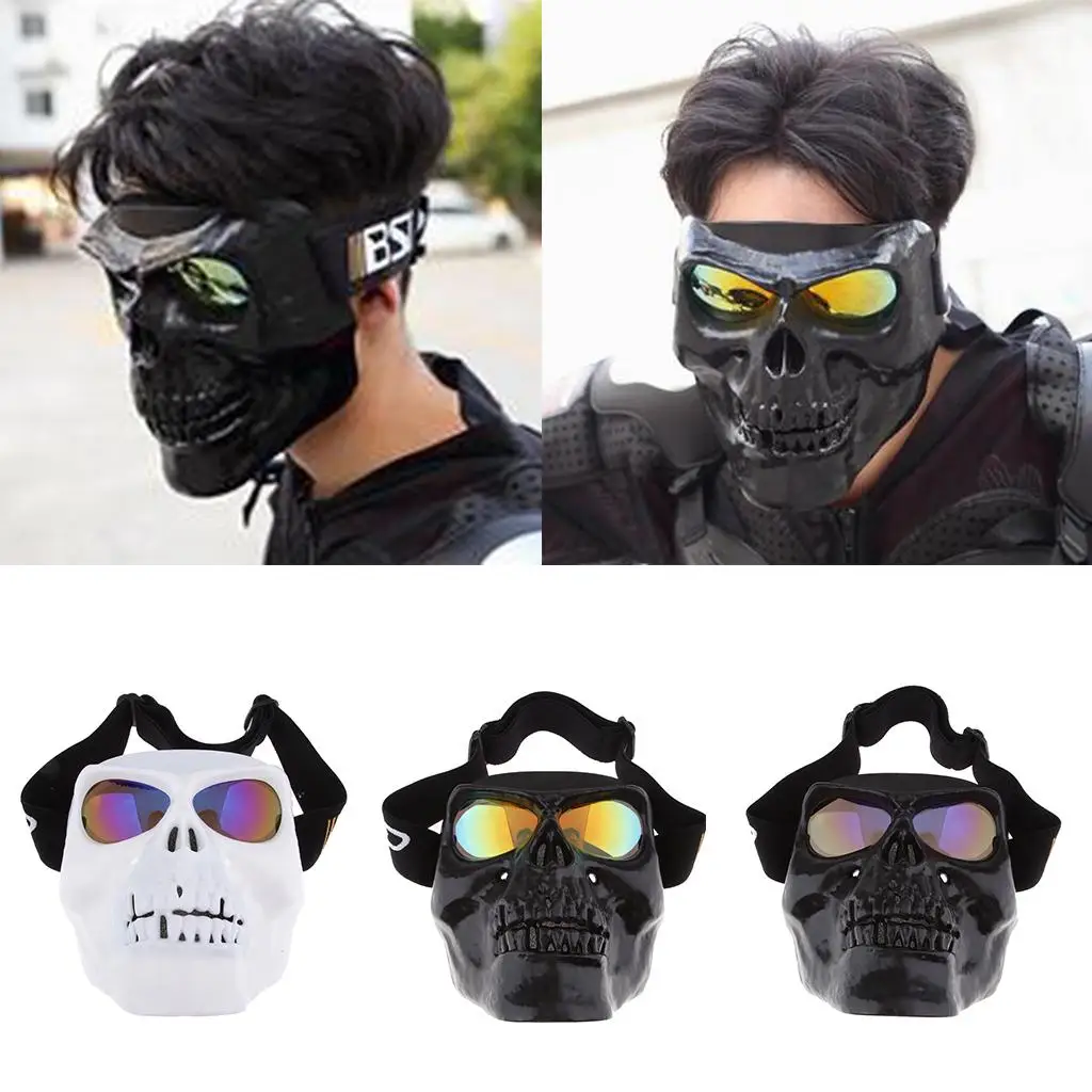 3x Motorbike Goggles   Motocross Skull Windproof Glasses