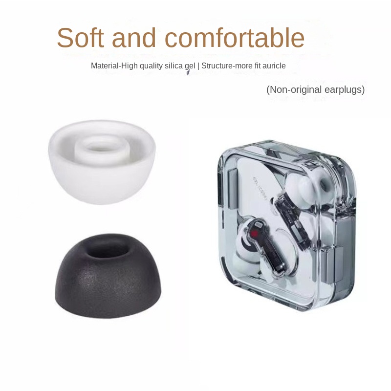 Silicone Eartips for Nothing Ear2 Tips Comfortable Ear Tips Pad Earplug Silicone in Ear Eartip Plugs Replace Headphone Cap Cover