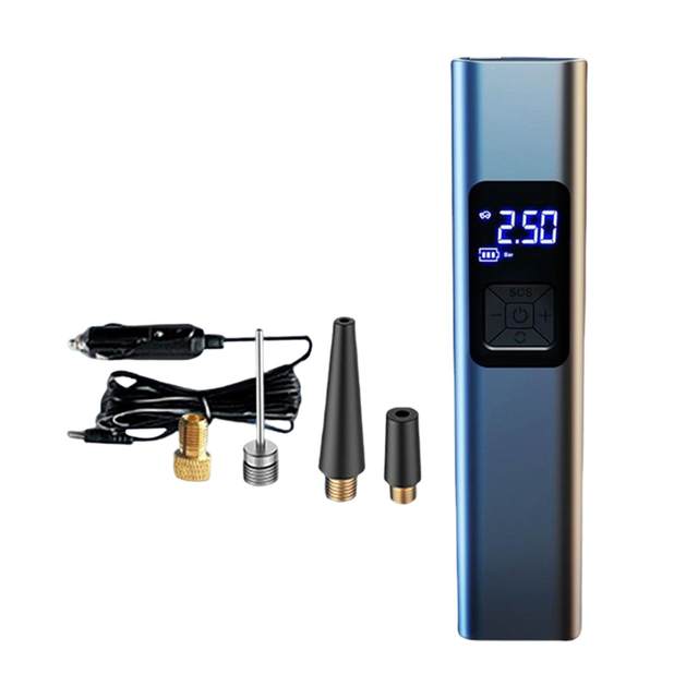 Car Tire Air Pump Inflator Vacuum Cleaner Mode for Balls