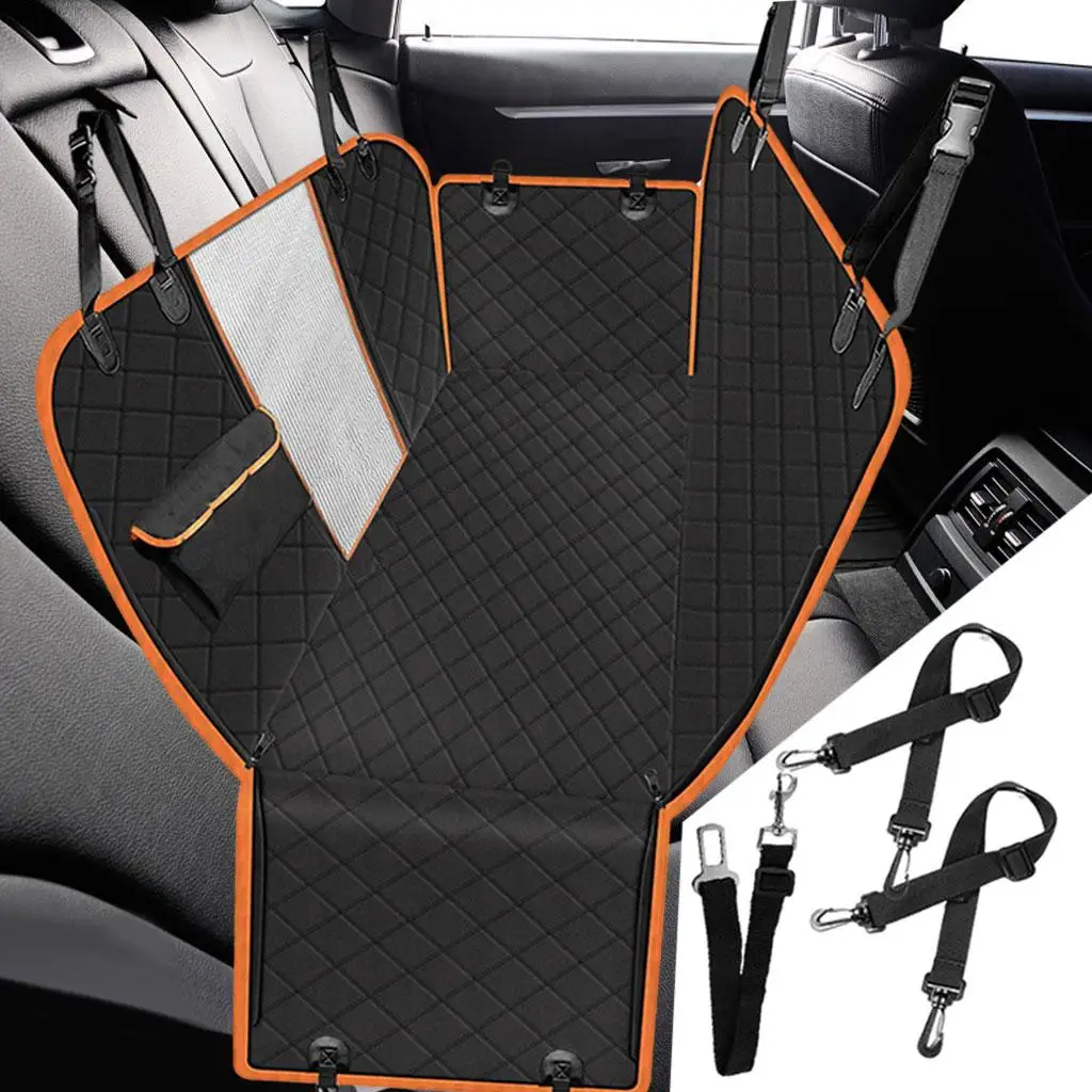 Anti-Scratch Dog Car Seat Cover Waterproof Safety Protector for Travel Cars