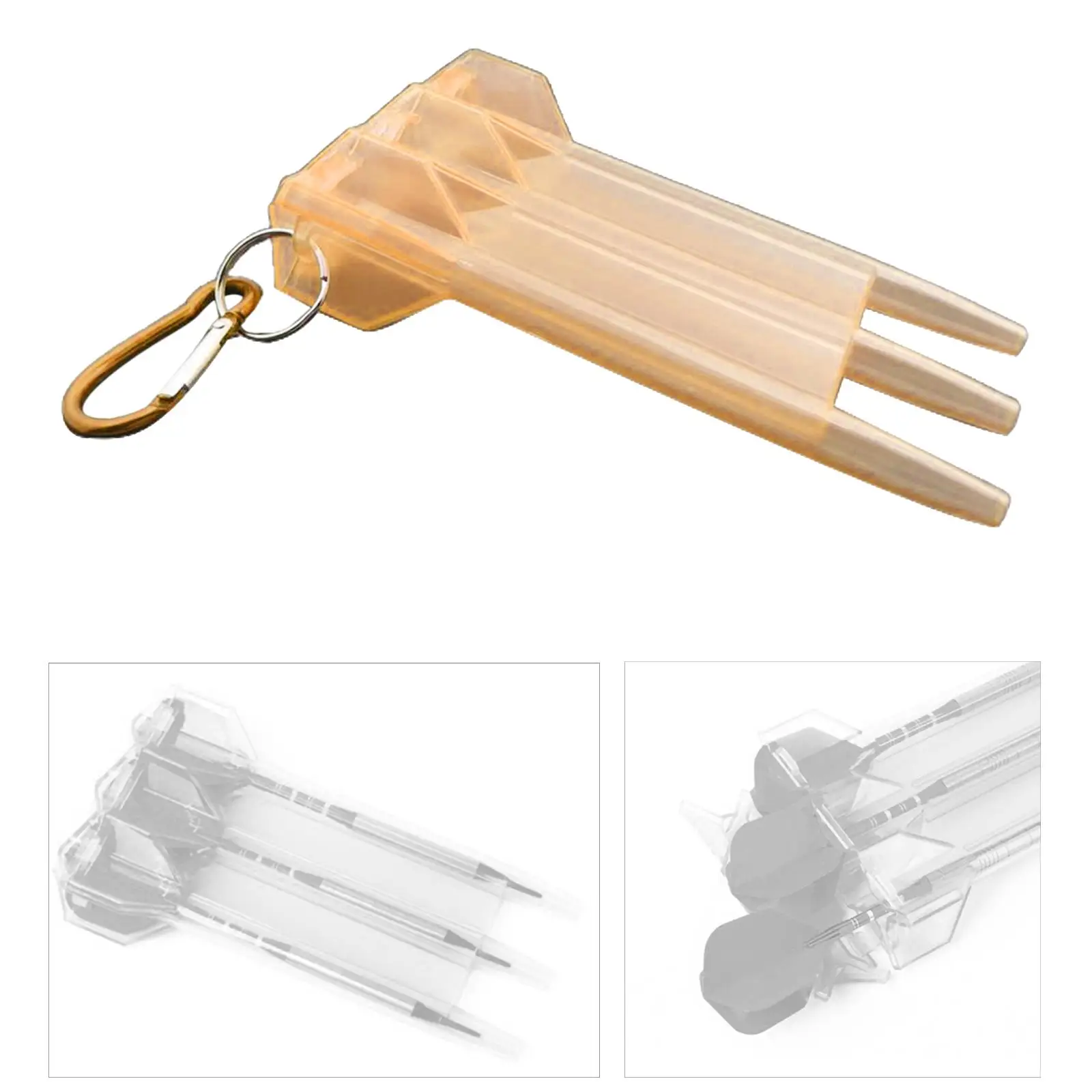 Portable nylon darts storage box darts case with lock buckle for soft tip darts
