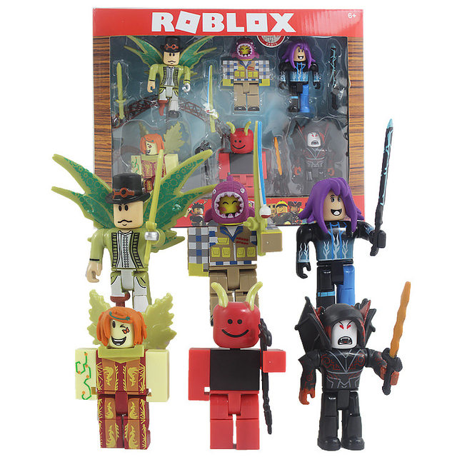 Roblox-Virtual World 6 bonecas e acessórios, jogos de animação periférica,  presente de aniversário para meninas e meninos - AliExpress