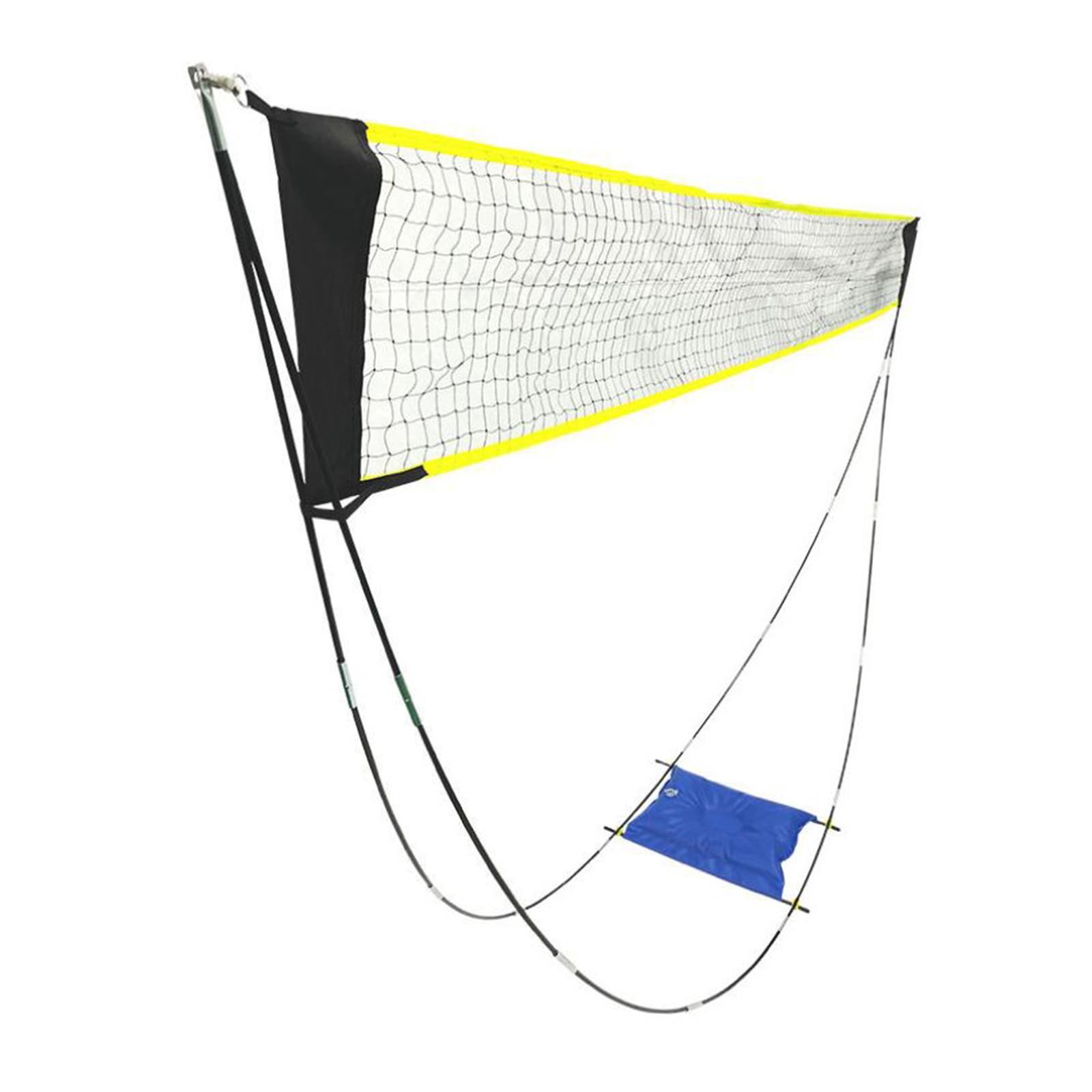 Description Picture 3 of itemPortable Badminton Net Bracket Volleyball Net with Storage Bag Portable Tennis Net Set for Games Exercise Backyard Beach Outdoor