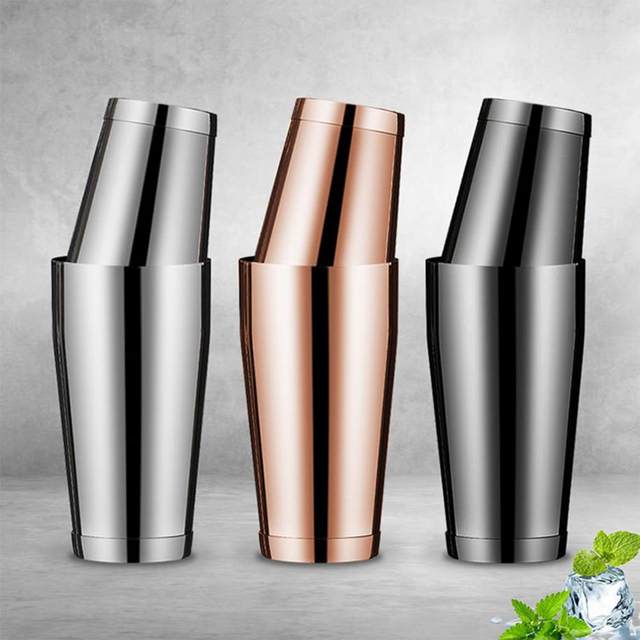 600ml/800ml Cocktail Shaker Drawing Process Clean Easily Mixing Cup  Anti-rust Stainless Steel Insulated Manual Cocktail Mixer - AliExpress