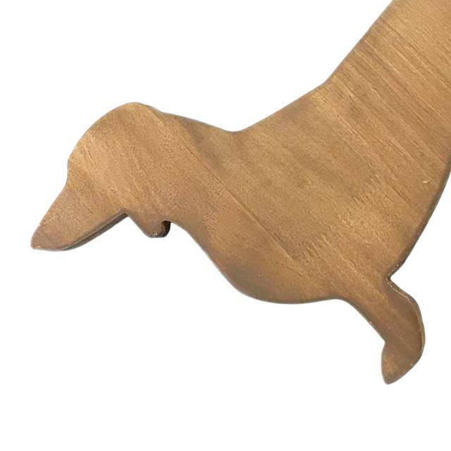 rugmoy Dachshund Dog Dinner Plate Cute Christmas Dinner Plate, Wooden  Plates Cutting Board Wooden Decorative Tray, Chopping Block for Fruit  Platter