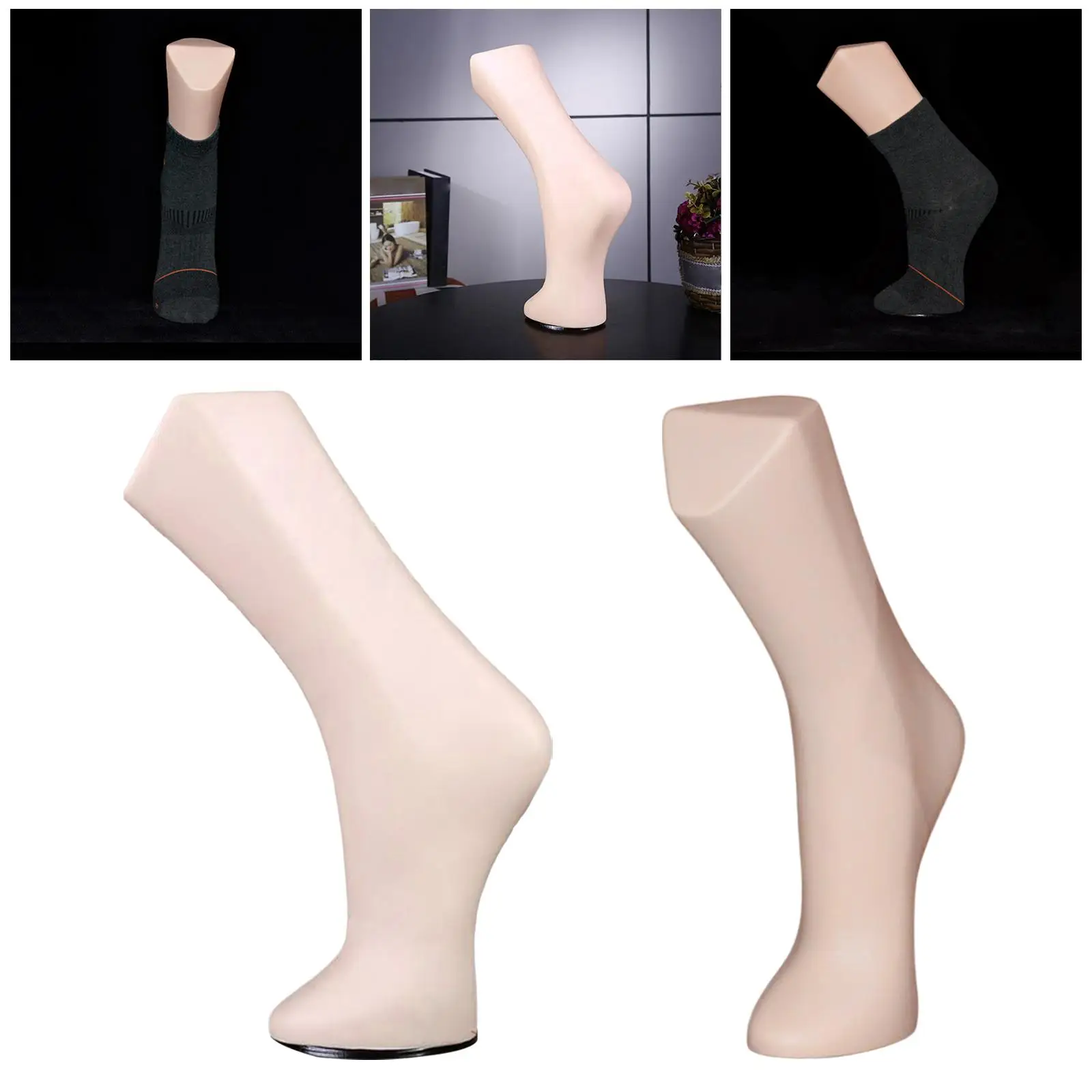 Male Foot Sock Model Display Stand Display Mannequin Shoes Support for Shop