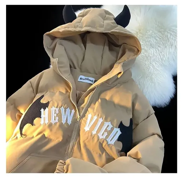 Hooded Padded Jacket and Thin Sweatshirt 17