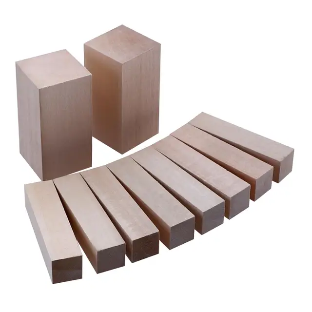 6Pcs Basswood Carving Blocks for Wood Beginners Carving Hobby Kit