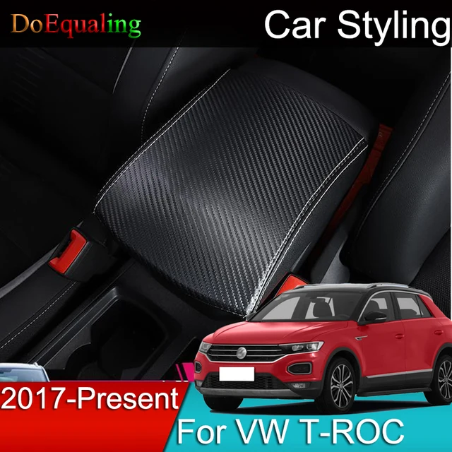 For Volkswagen VW T-ROC Troc 2023 2022 2021 2020 2019 2017Car Armrest  Console Cover Cushion Support Box Top Matte Liner Mat Case - AliExpress