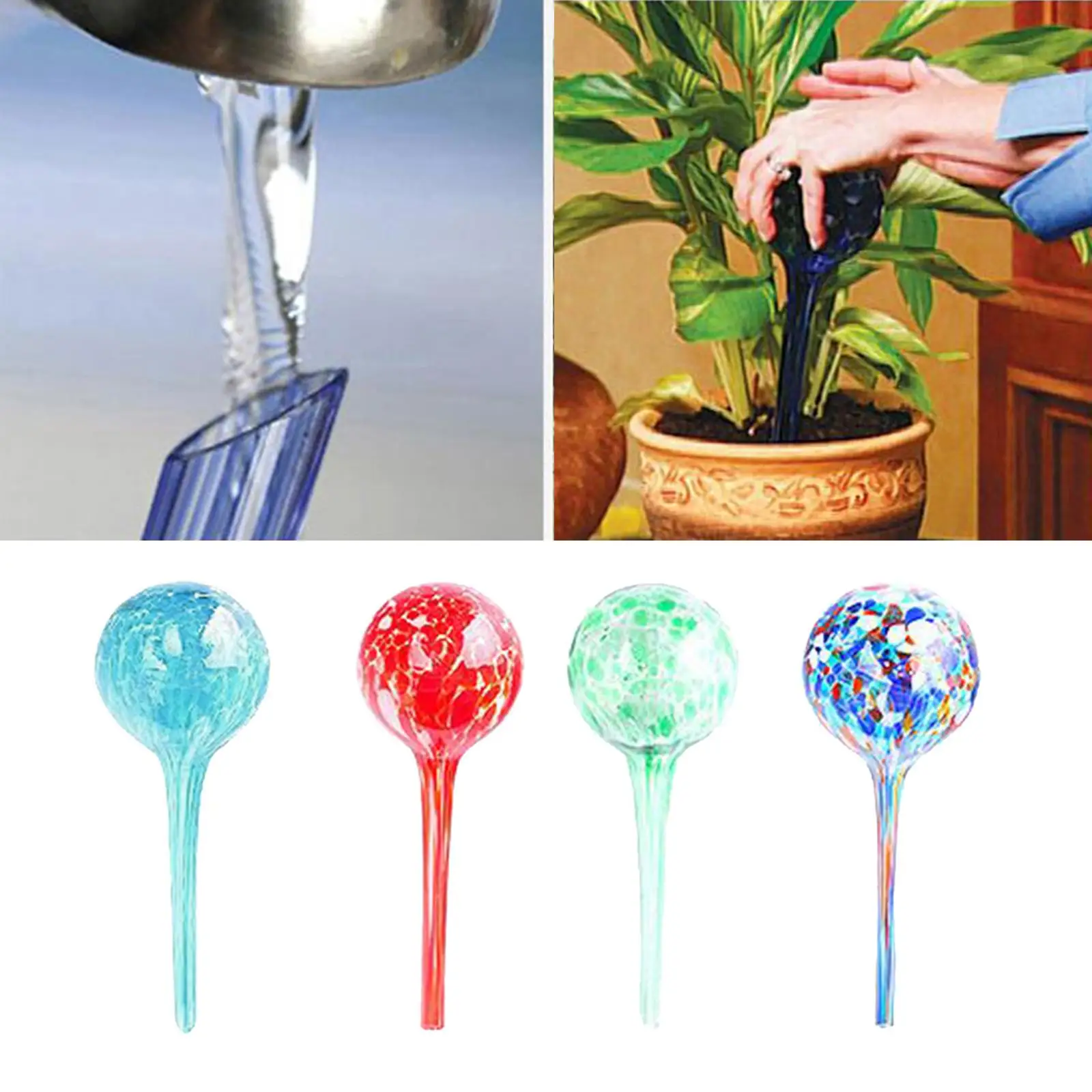 Automatic Self Watering Bulbs System Drip Irrigation Plant Waterer for Plants, Easy to Use