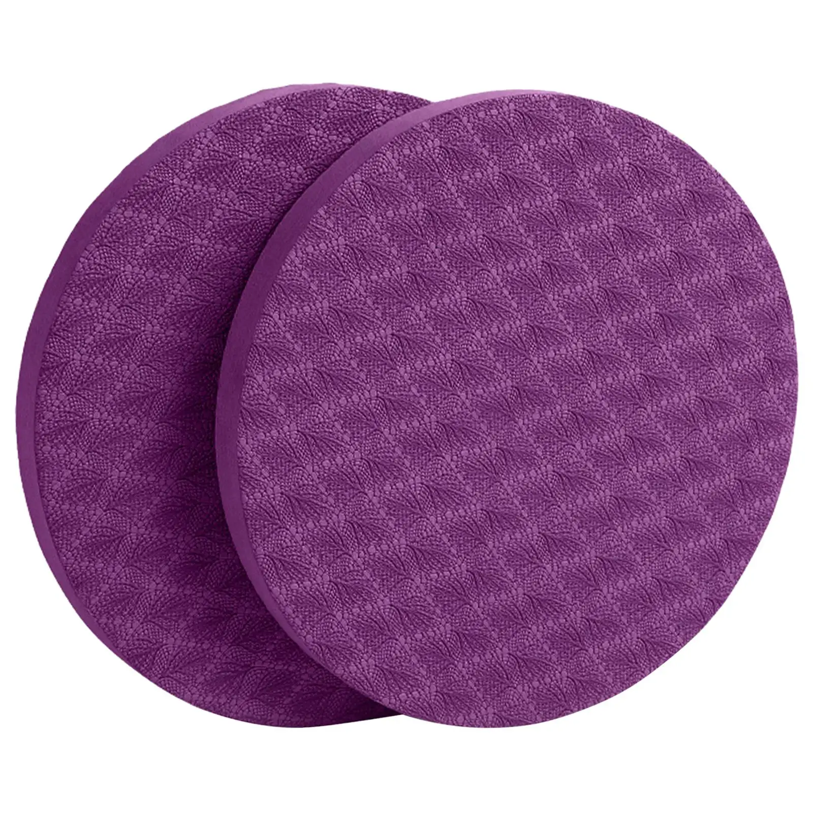 Small Round Knee Pad Yoga Mats 1 Pair Balance Trainer Stretching for Pilates