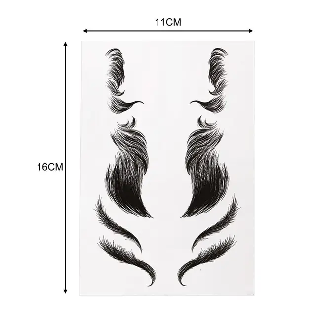 Hair Edge Stickers Long Lasting Hair Tattoo Stickers Lightweight Curling  Hair Edge Baby Hair Stickers for Lady - AliExpress