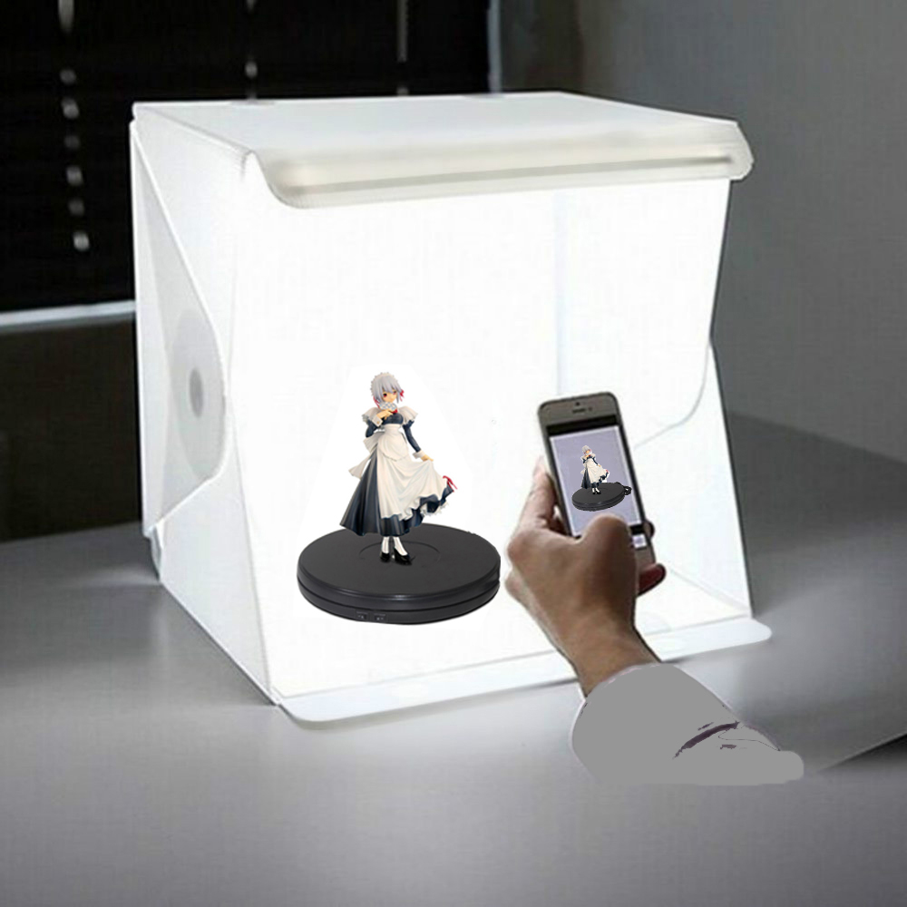 Title 17, Portable Folding 23cm/9" Lightbox Photography L...