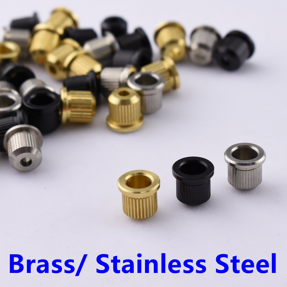8mm Messing/Edelstahl durch Korpus Saiten hülsen/Saiten buchsen für E-Gitarre jp (Herkunft) – Detail 1