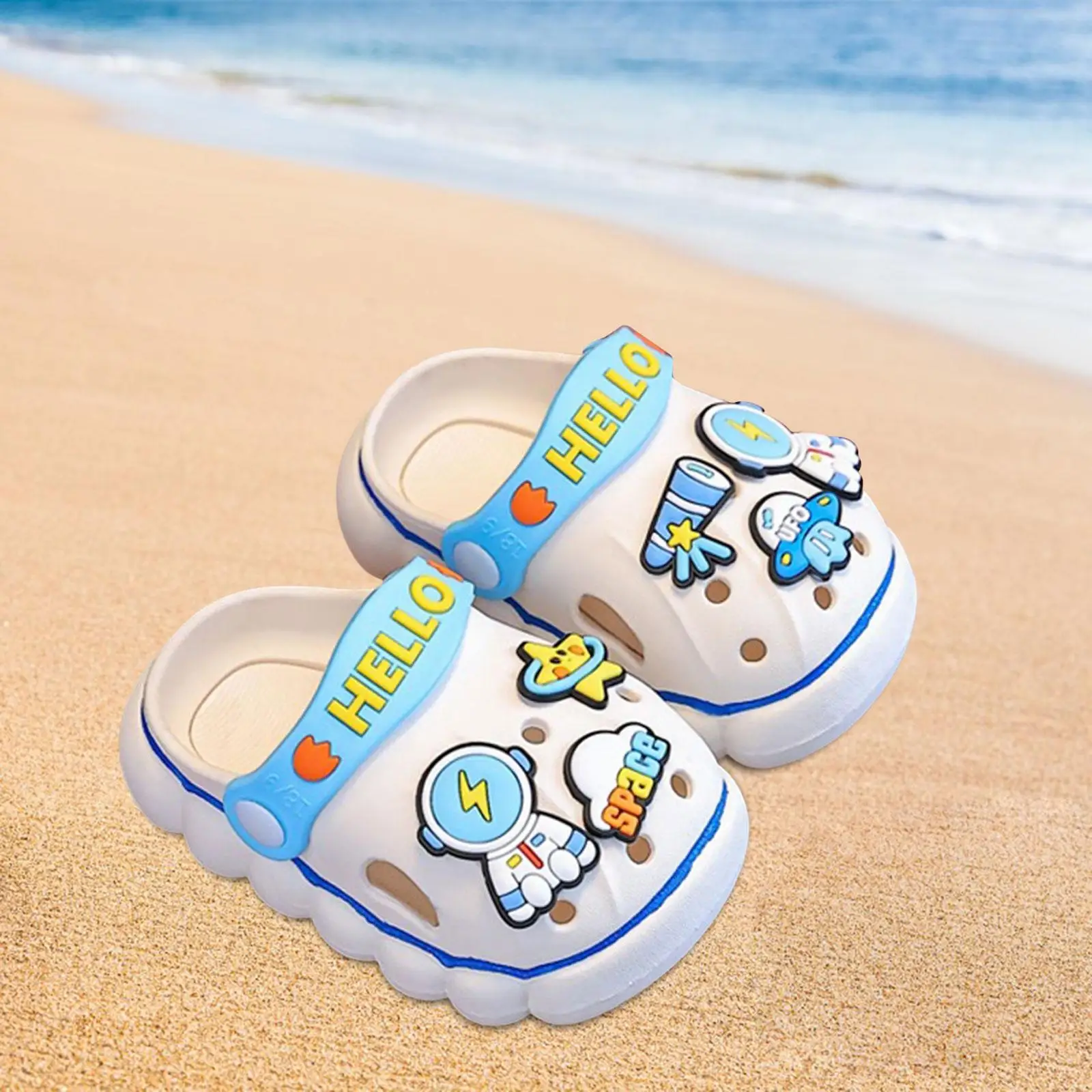 Garden Clogs Boys Girls Multipurpose Cute Lovely Unisex Sandals Beach Pool Slippers Breathable Kids Cute Clogs for Shower Home