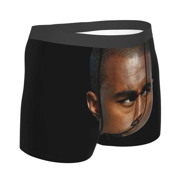 Sexy Funny Kanye West Meme Boxers Shorts Underpants Men's Stretch Rapper  Music Producer Briefs Underwear - AliExpress