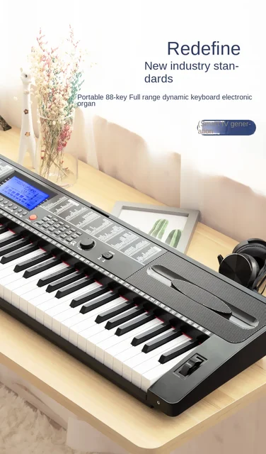 Sonic Piano eletrônico Piano digital 88 teclas de fábrica item SNK-8820  elétrico portátil gravidade teclado midi instrumentos musicais - AliExpress