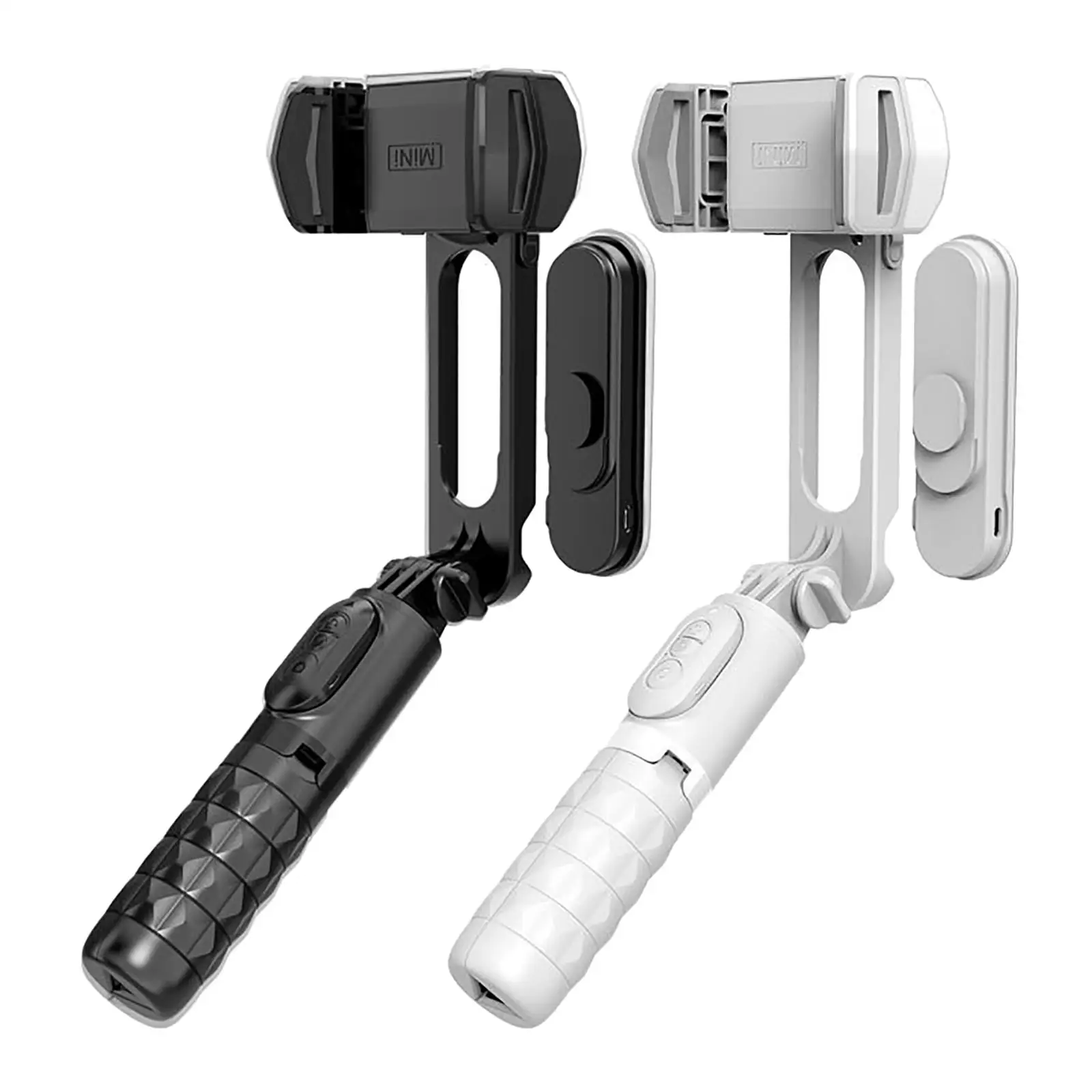 Cell Phone Gimbal Video Stabilizer Selfie Stick Detachable Fill Light Bluetooth Remote Handheld