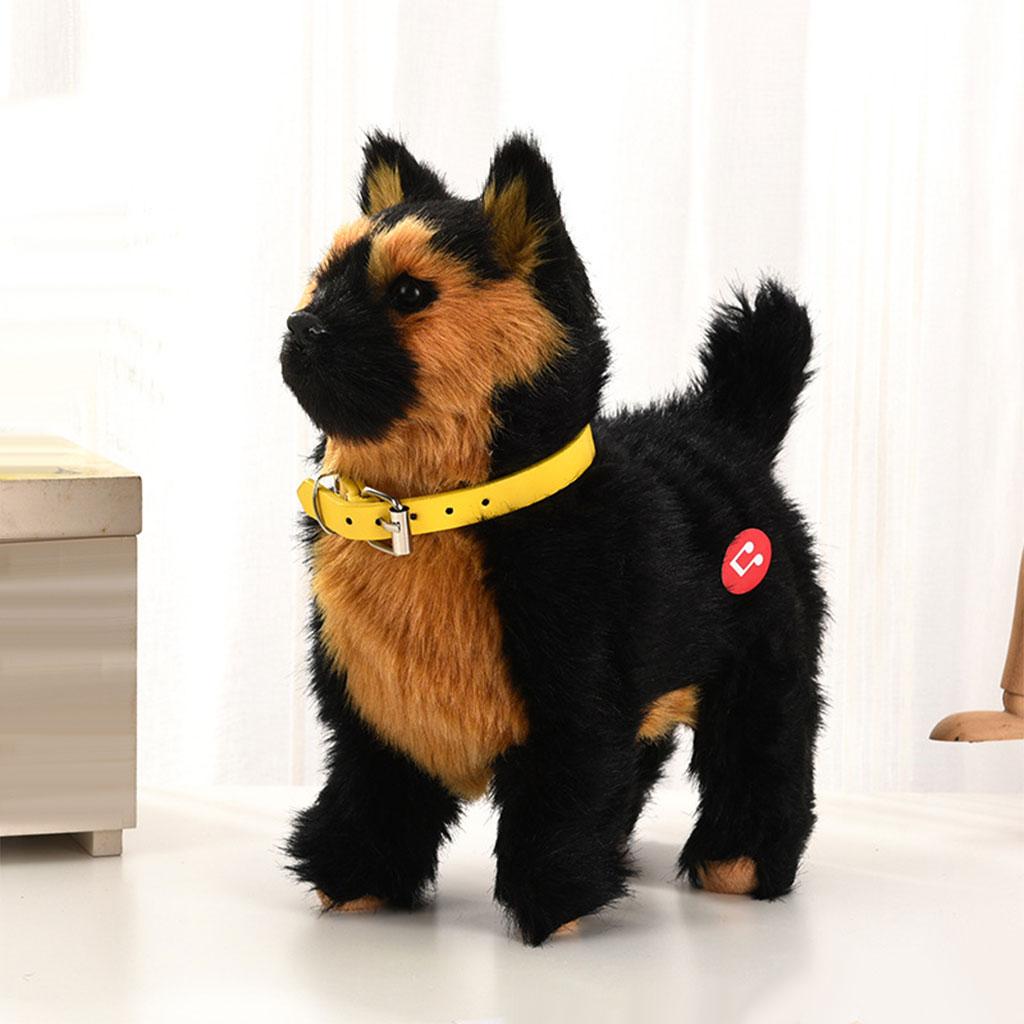 Electric Dog Toy Christmas Gifts Figures Tail Wagging Puppy Toy for Baby Kids Boys