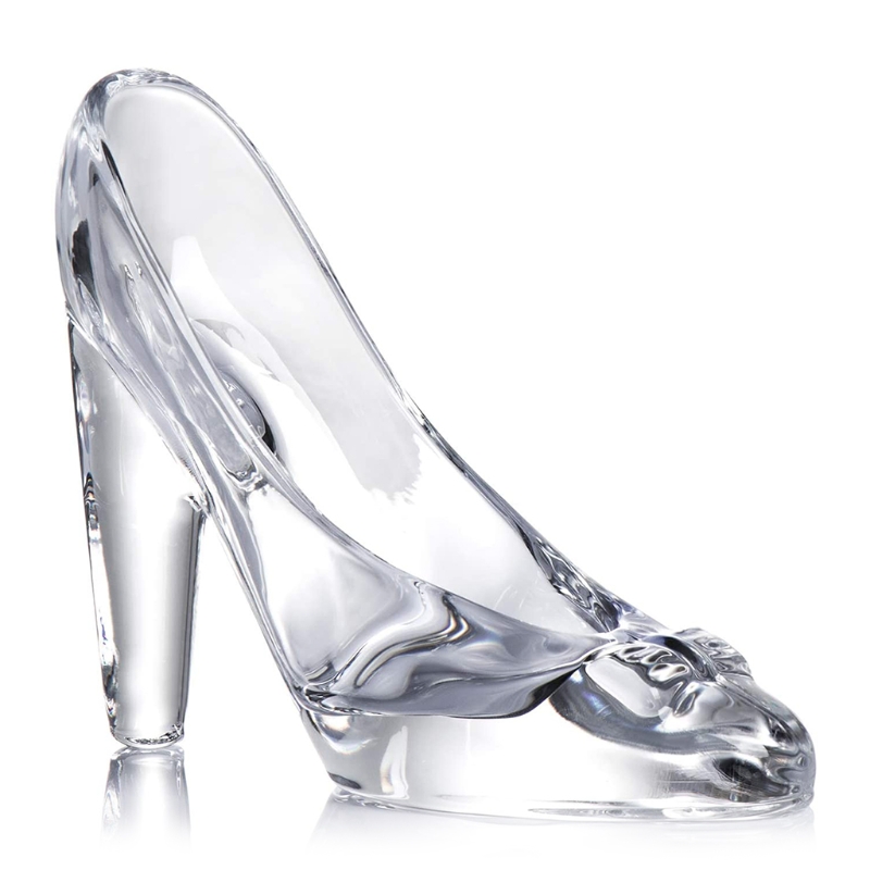 de cristal, r7rc, chinelo alto, decoração para