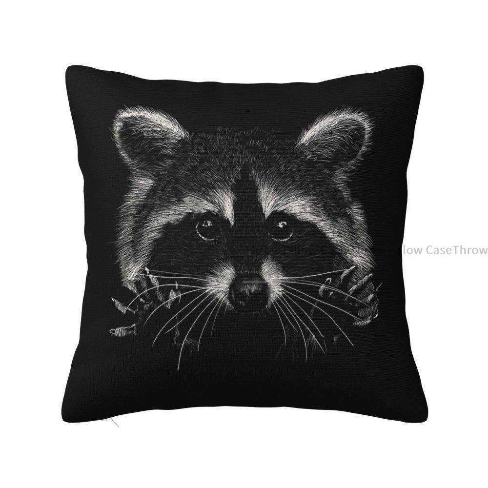 New Cute Raccoon Soft Pillowcase - Animals Aso