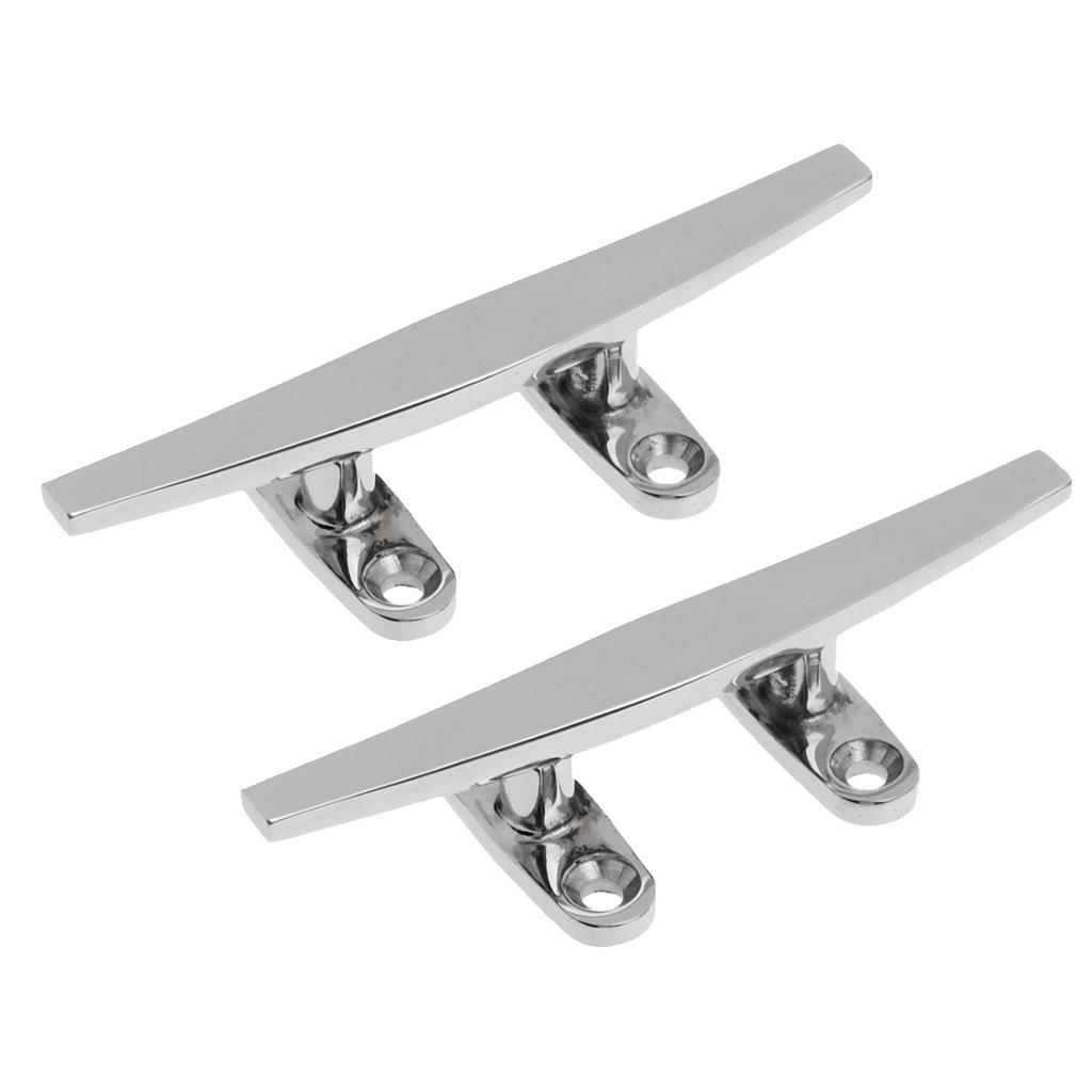 Marine Stainless Steel Mooring Dock Deck Line Rope Cleat 5