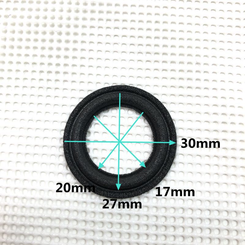 SOTAMIA 2Pcs 1 Inch Speaker Foam Folding Ring Speakers Repair Accessories DIY Harman Laptop JBL Speaker Edge Repair
