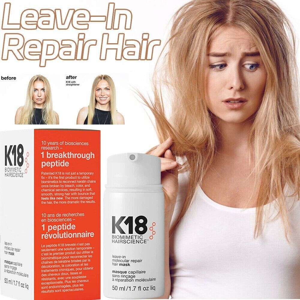 Best of 50ml K18 Leave-In Molecular Repair Hair Mask Damage Restore Soft Hair Deep Repair Keratin &amp; Scalp Treatment Hair Care Condition Reviews & Tips