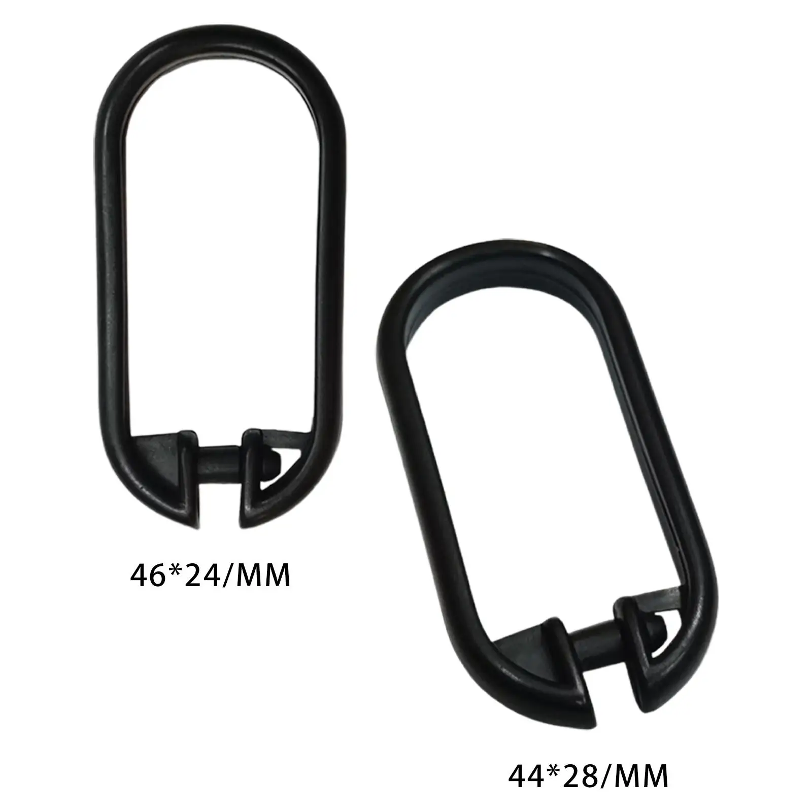 50Pcs Durable Curtain Loop Replaces Multifunctional Buckle Curtain Hanging Loop Buckle for Bathroom Shower Home Accessory