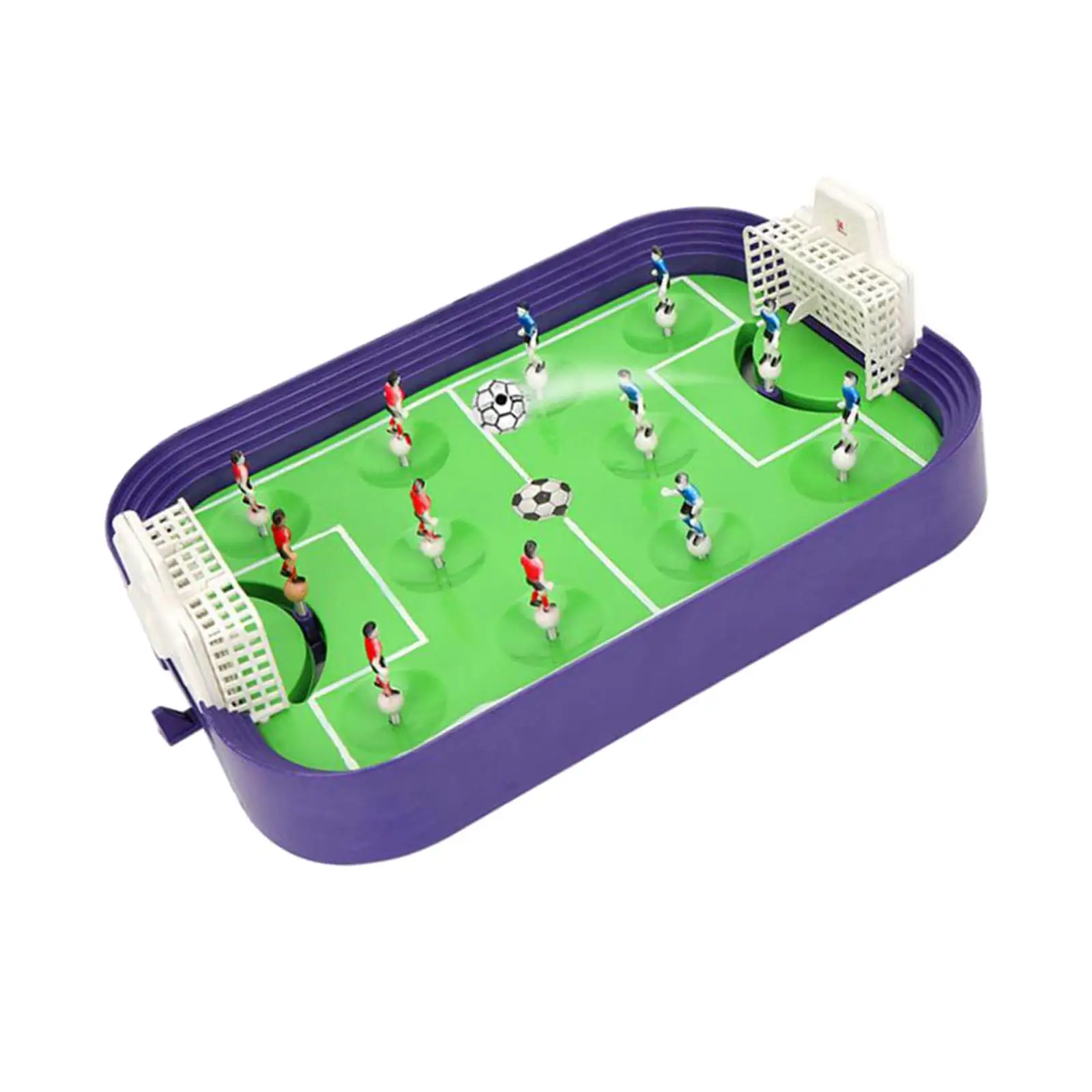 Portable Table Football Board Game Mini Tabletop Football for Teens Boys
