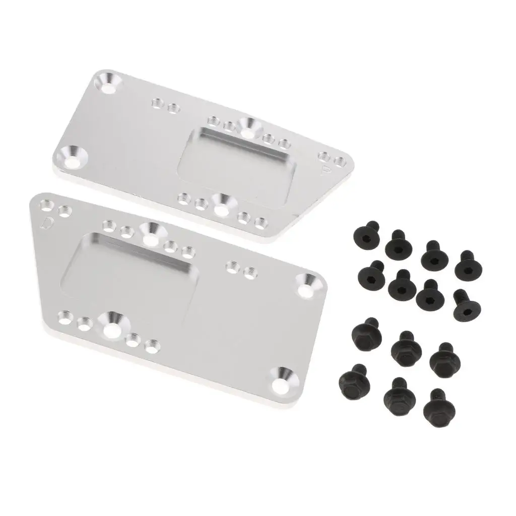 2 Pieces Adapter Plate with 12 Pieces Screw