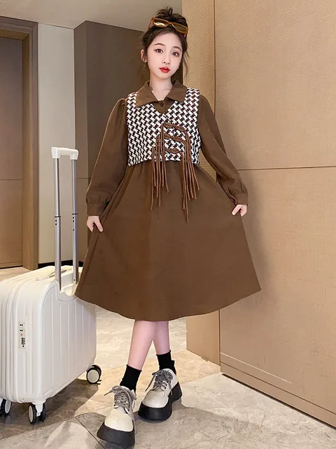 4 6 8 10 12 Year Old Girls Clothing Spring Autumn New Fashion Korean  College Style Dress Cute Beautiful Fashion Princess Dresses From  Wujinxiajiu, $46.51