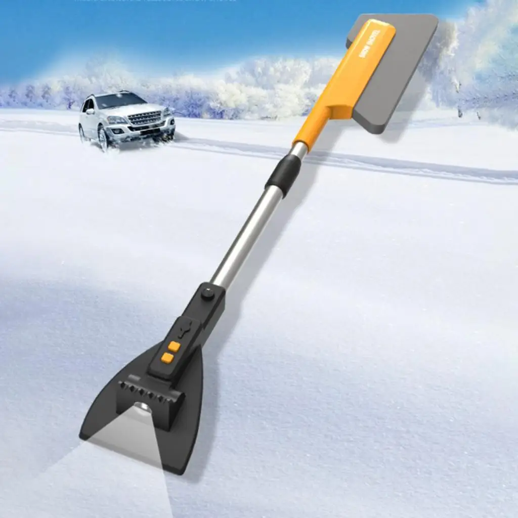 Telescopic Scraper Windshield Windscreen Frost Auto Tool Snow Brush