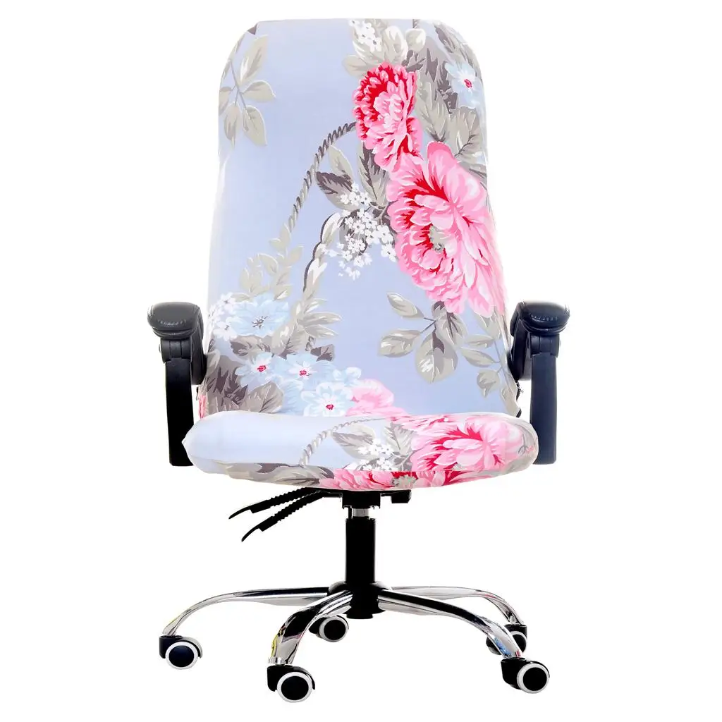 Floral    Slip Cover, Fits Rotate & Stand Kinds, Elastic Stretch 