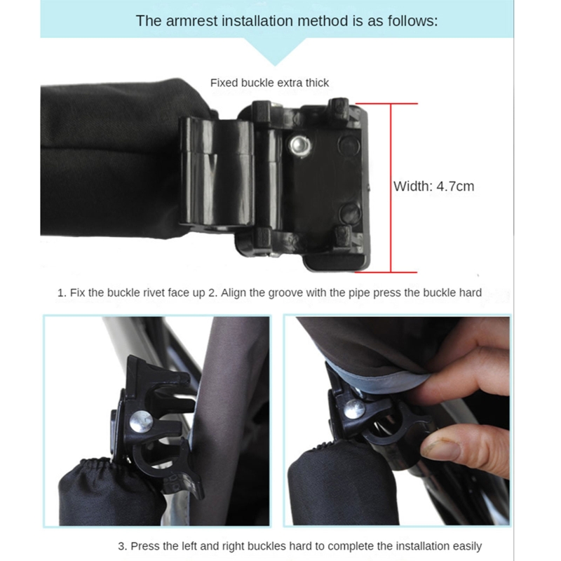 Universal Kinderwagen Armlehne Stoßstange Kinderwagen Vorder armlehne Kinderwagen accs a2ub – Detail 11