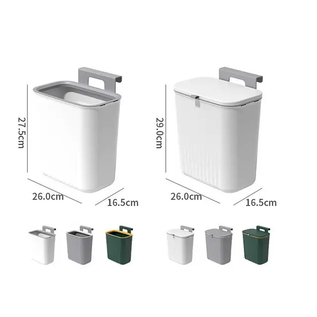 26L Mobile Trash Cans with Wheels Kitchen Home Living Room with Lid Outdoor  Patio Tall Large Capacity Kitchen Trash Bin - AliExpress