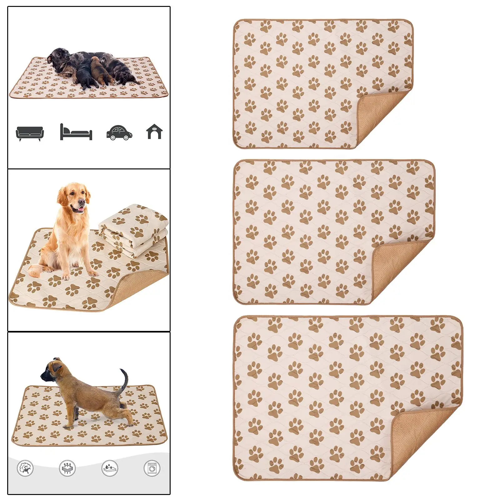 Super Absorbent Dog Training Pad Leakproof Piddle Potty Mat Pet Pee Pad
