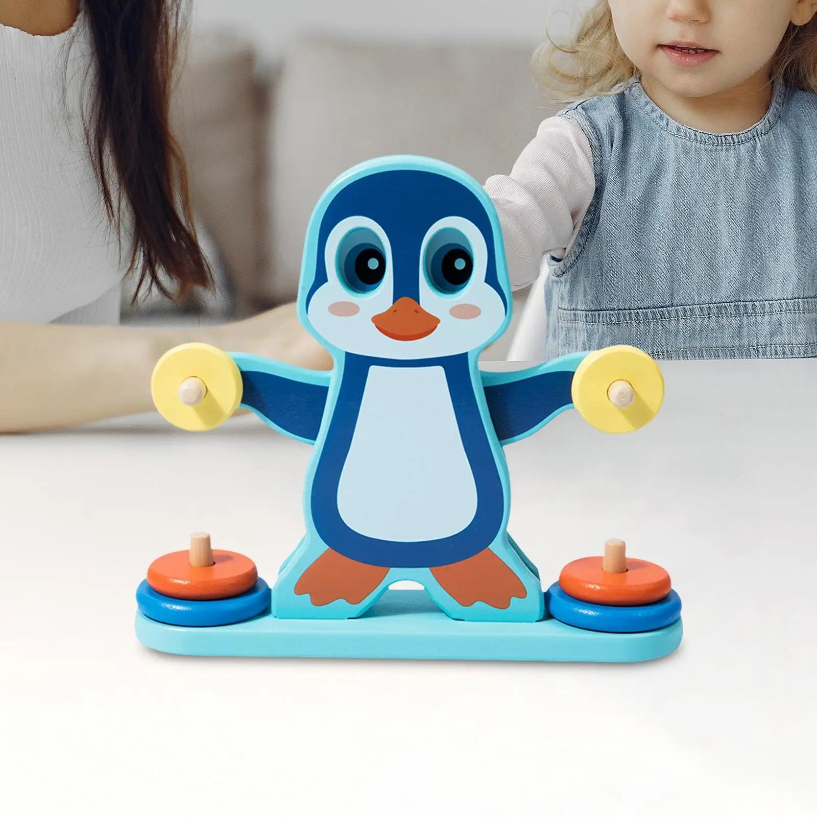 Penguin Balance Counting Game Number Recognition Math Scale Toy Kids Enlightenment Toy for Math Toy Boys Girls Preschoolers Kids