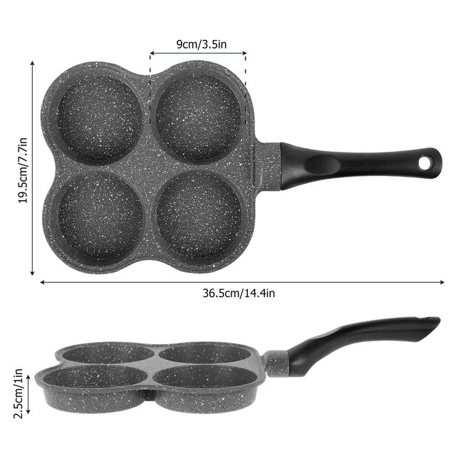 Macchina Elettrica Per Colazione - Padella Antiaderente Per Uova, Hamburger, Pancake E Bistecche, 1000W, Spina EU 220V