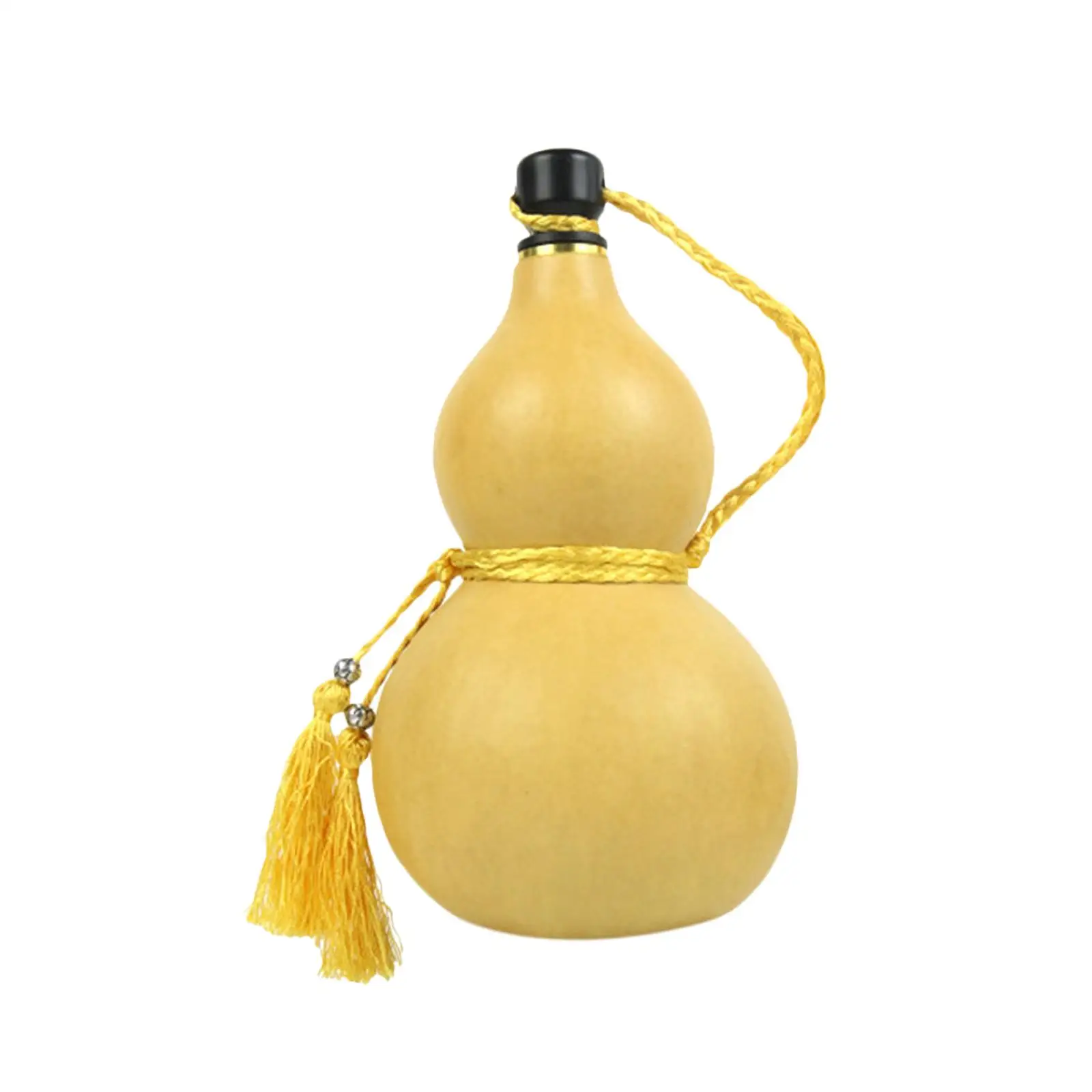 Gourd Water Bottle Outdoor Activities Large Capacity Dried Gourd Drinking Bottle Gourd Wine Bottle for Home Desk Decor Ornament